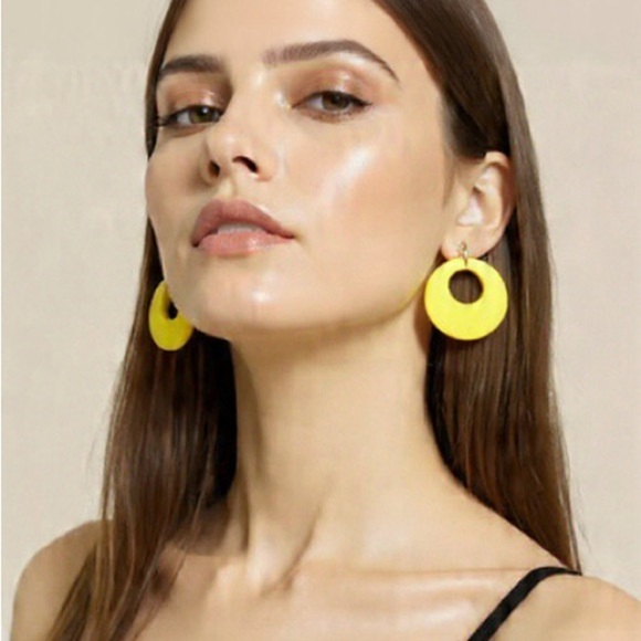 12-Pair Color Pop Retro Hoop - Handmade Earrings - Picture 5 of 5